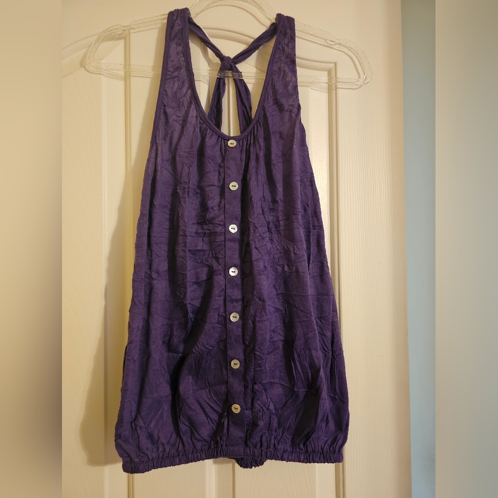 NWT Purple Crinkle Top